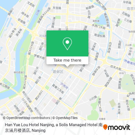 Han Yue Lou Hotel Nanjing, a Solís Managed Hotel 南京涵月楼酒店 map