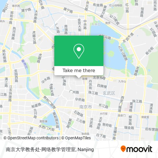 南京大学教务处-网络教学管理室 map