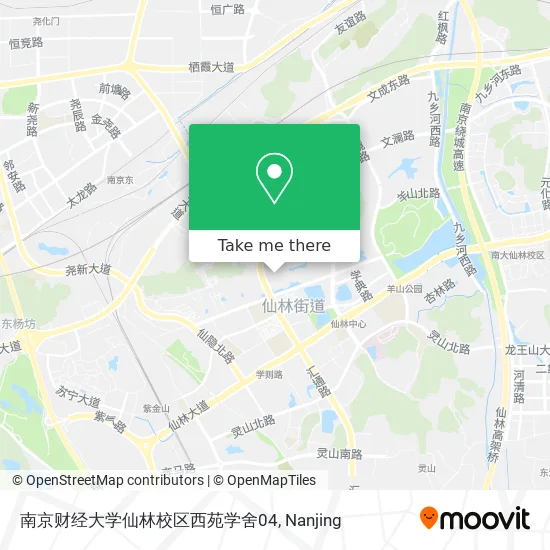 南京财经大学仙林校区西苑学舍04 map