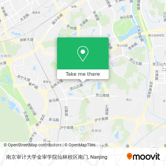 南京审计大学金审学院仙林校区南门 map