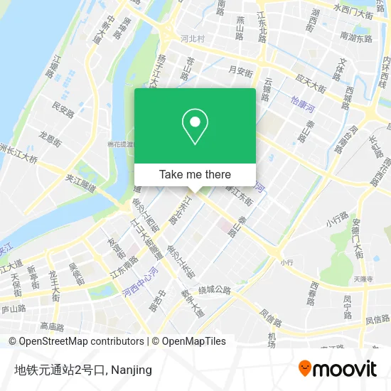 地铁元通站2号口 map