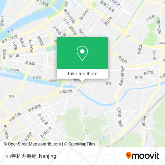 西善桥办事处 map