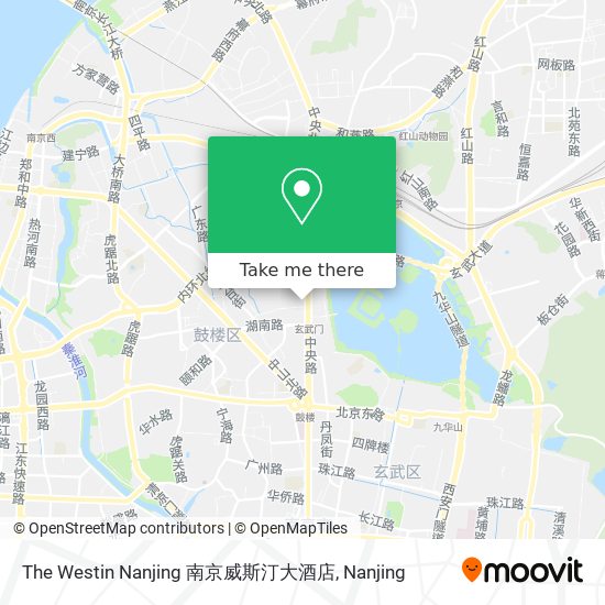 The Westin Nanjing 南京威斯汀大酒店 map