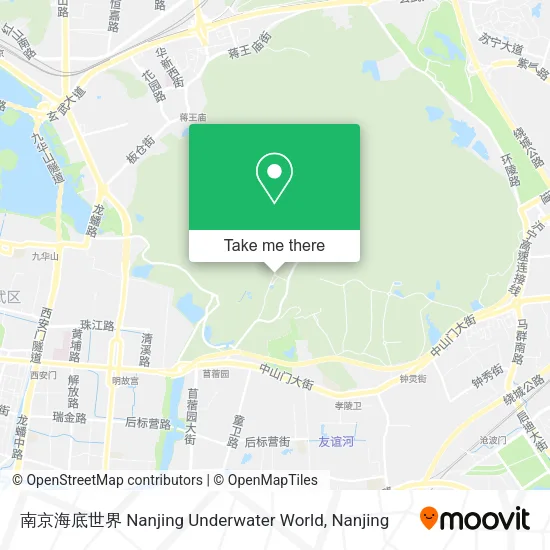 南京海底世界 Nanjing Underwater World map