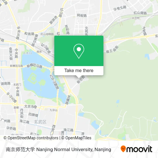 南京师范大学 Nanjing Normal University map