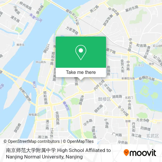 南京师范大学附属中学 High School Affiliated to Nanjing Normal University map