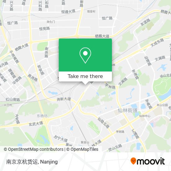 南京京杭货运 map