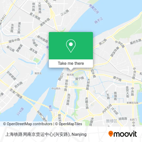上海铁路局南京货运中心(兴安路) map