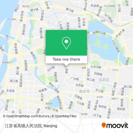 江苏省高级人民法院 map