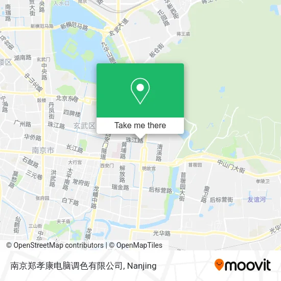 南京郑孝康电脑调色有限公司 map