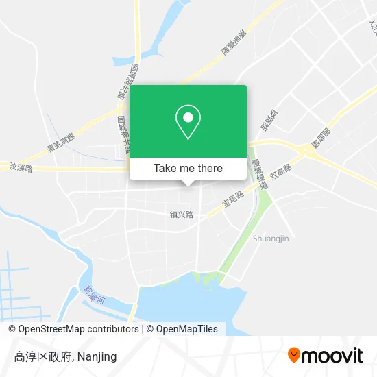 高淳区政府 map