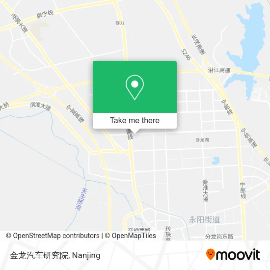 金龙汽车研究院 map