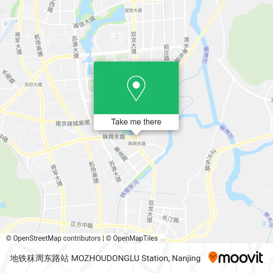 地铁秣周东路站 MOZHOUDONGLU Station map