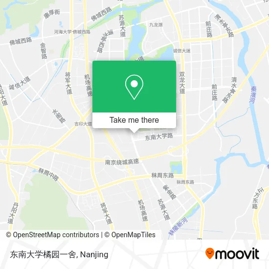 东南大学橘园一舍 map