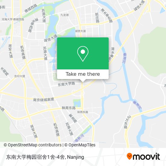 东南大学梅园宿舍1舍-4舍 map
