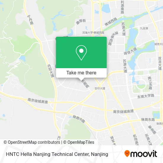 HNTC Hella Nanjing Technical Center map