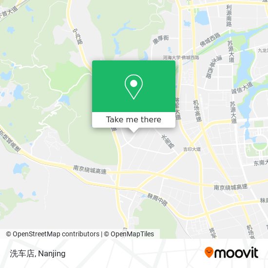 洗车店 map