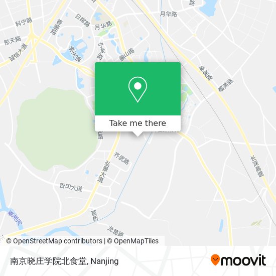 南京晓庄学院北食堂 map