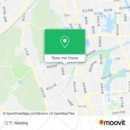 江宁 map