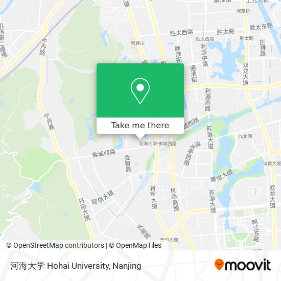 河海大学 Hohai University map