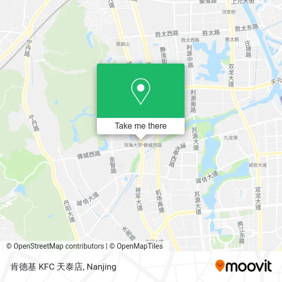 肯德基 KFC 天泰店 map