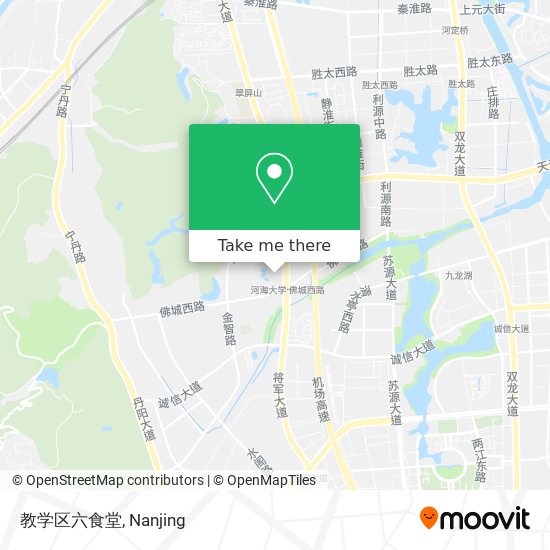 教学区六食堂 map