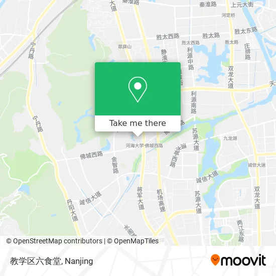 教学区六食堂 map