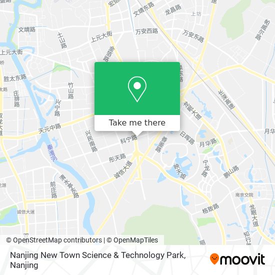 Nanjing New Town Science & Technology Park map