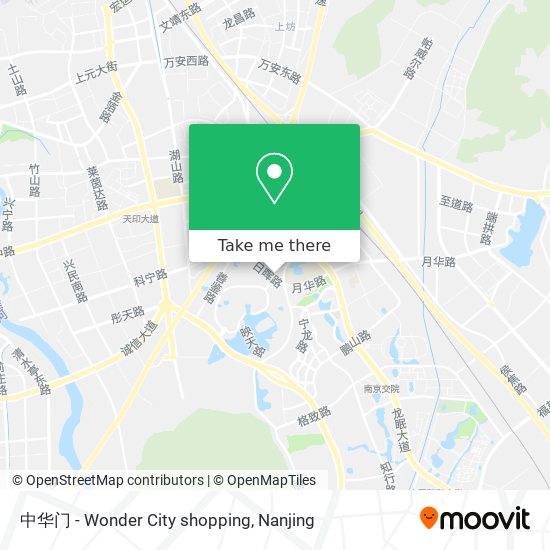 中华门 - Wonder City shopping map