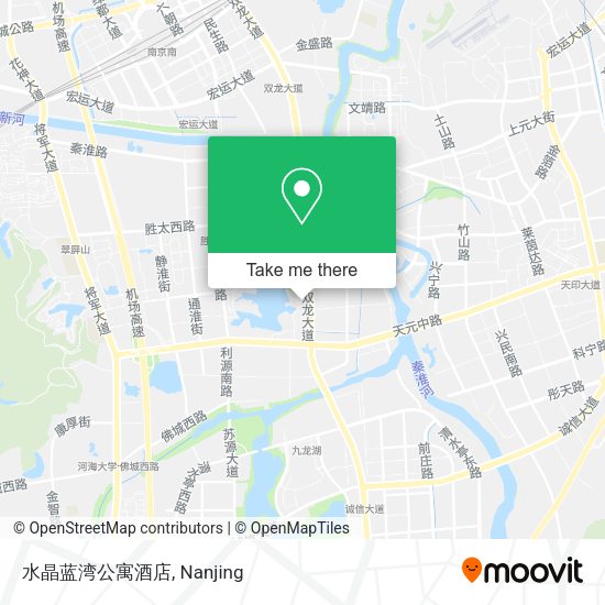 水晶蓝湾公寓酒店 map