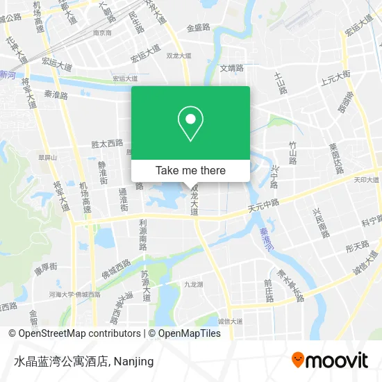 水晶蓝湾公寓酒店 map