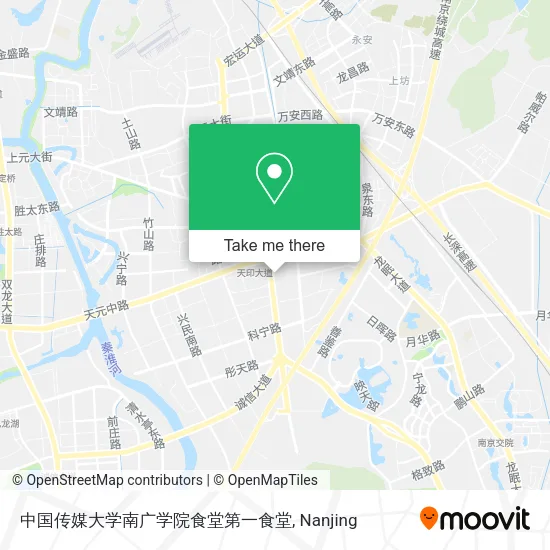 中国传媒大学南广学院食堂第一食堂 map
