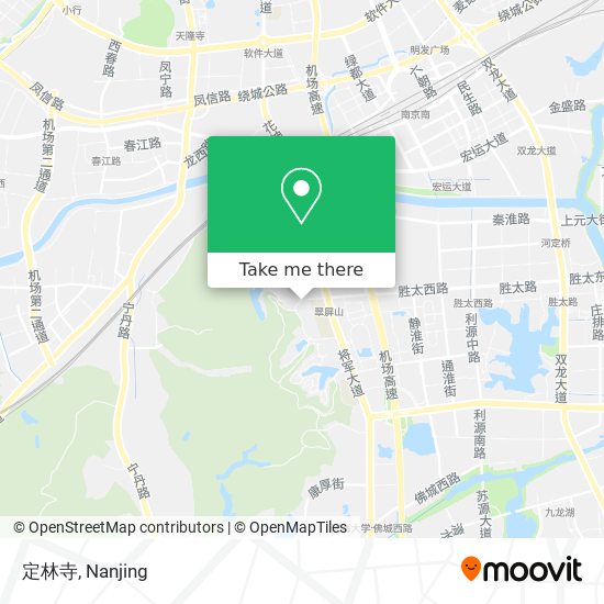 定林寺 map
