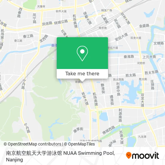南京航空航天大学游泳馆 NUAA Swimming Pool map