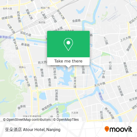 亚朵酒店 Atour Hotel map