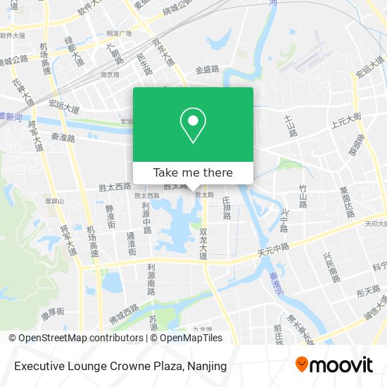 Executive Lounge Crowne Plaza map