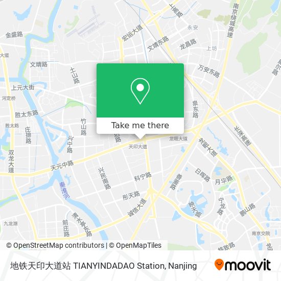 地铁天印大道站 TIANYINDADAO Station map