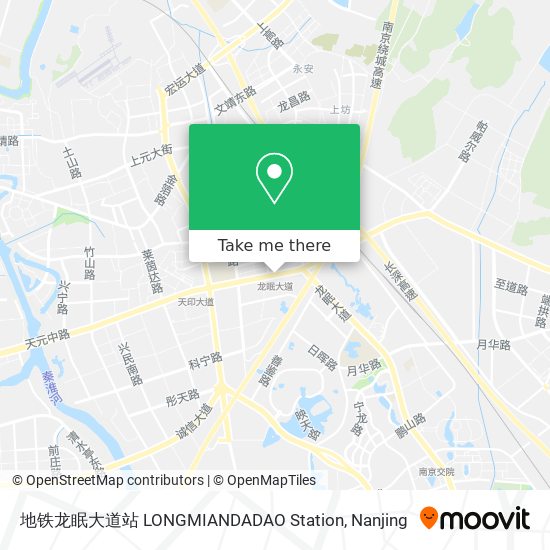 地铁龙眠大道站 LONGMIANDADAO Station map