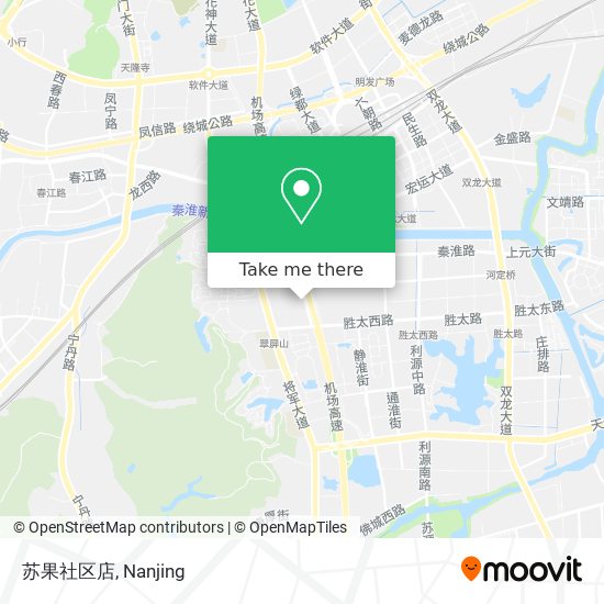 苏果社区店 map