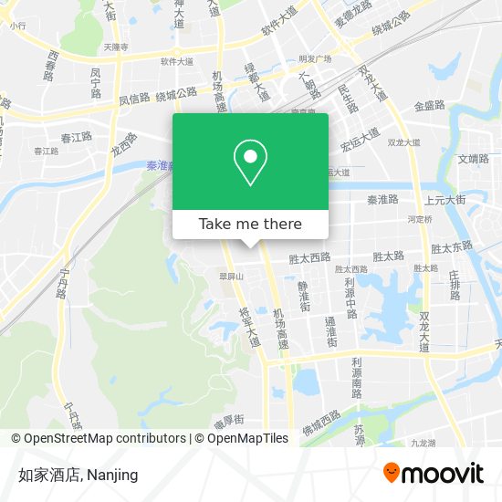 如家酒店 map