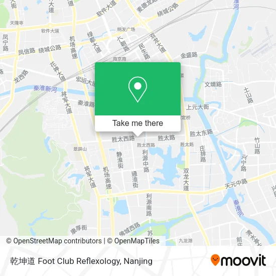 乾坤道 Foot Club Reflexology map