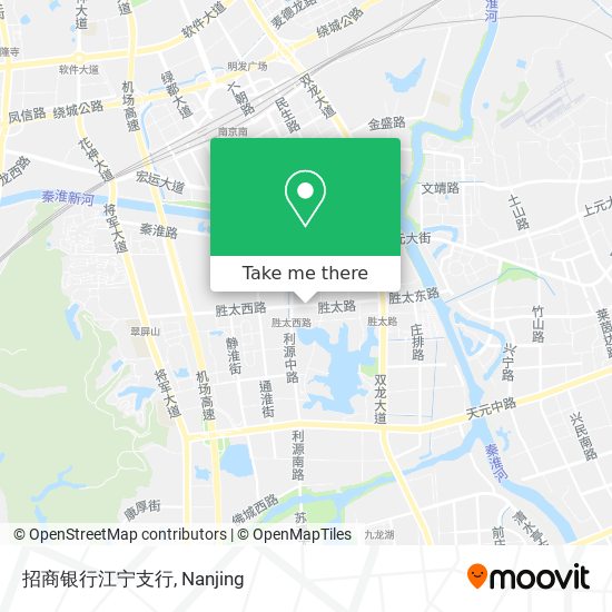 招商银行江宁支行 map