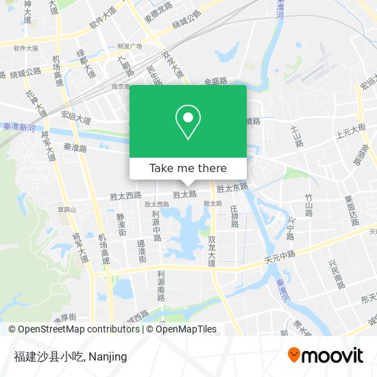 福建沙县小吃 map