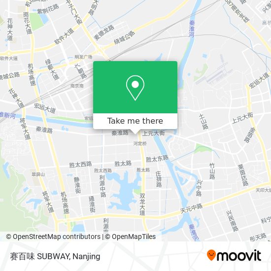 赛百味 SUBWAY map