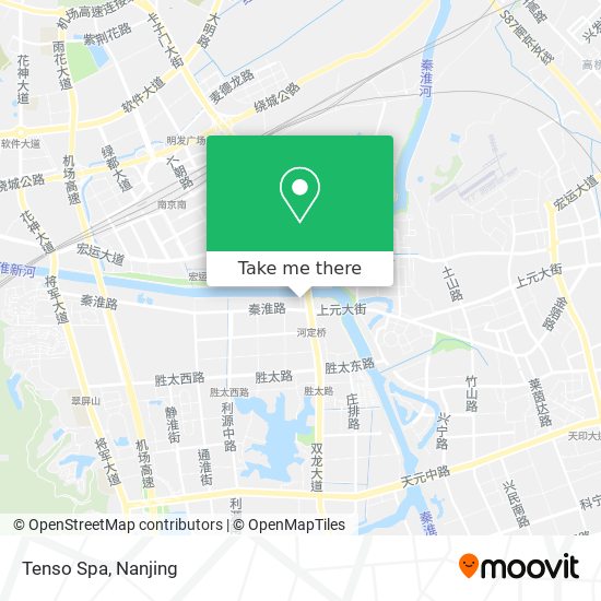 Tenso Spa map