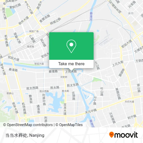 当当水葬处 map