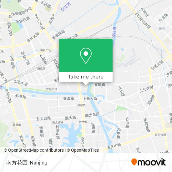 南方花园 map
