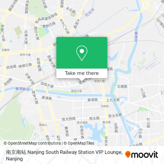 南京南站 Nanjing South Railway Station VIP Lounge map