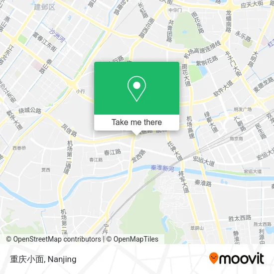 重庆小面 map