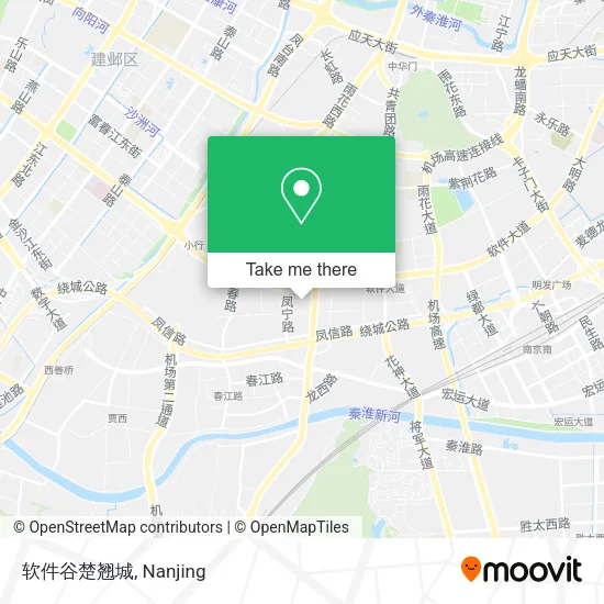 软件谷楚翘城 map